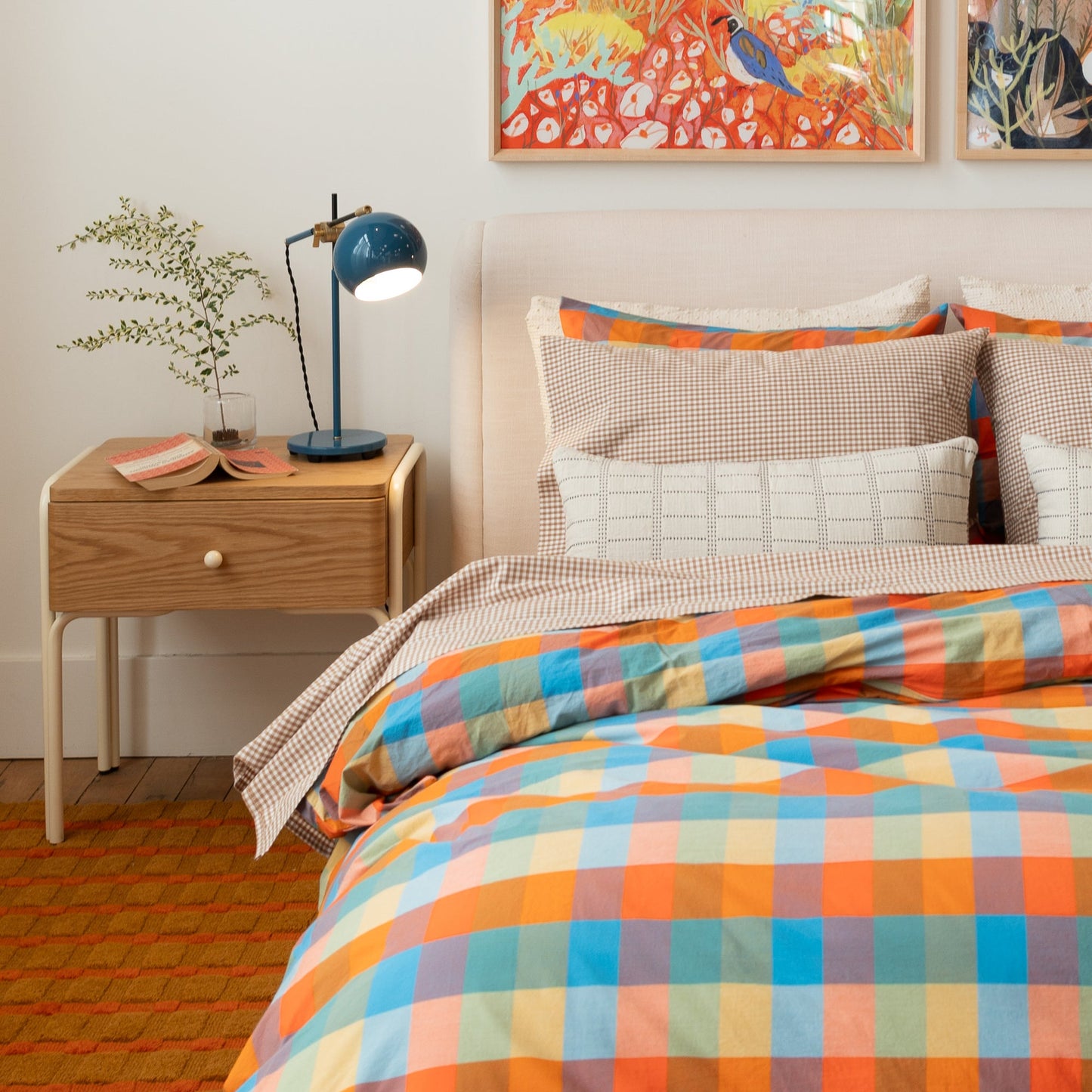 Woven Plaid Pillow Sham