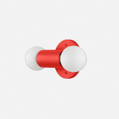 Cylinder Double Sconce