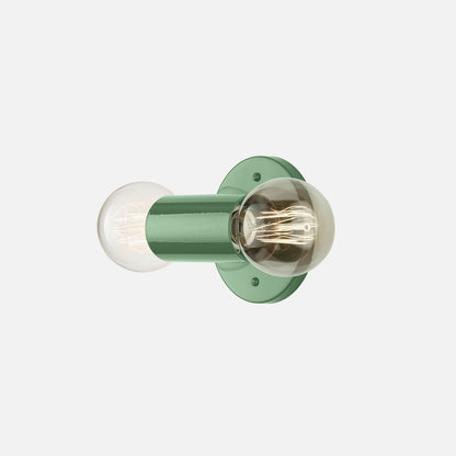Cylinder Double Sconce