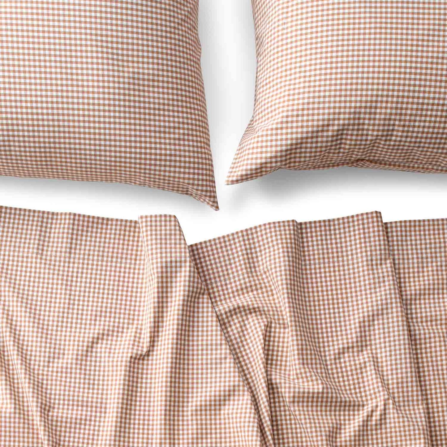 Gingham Percale Pillow Case, Set of 2