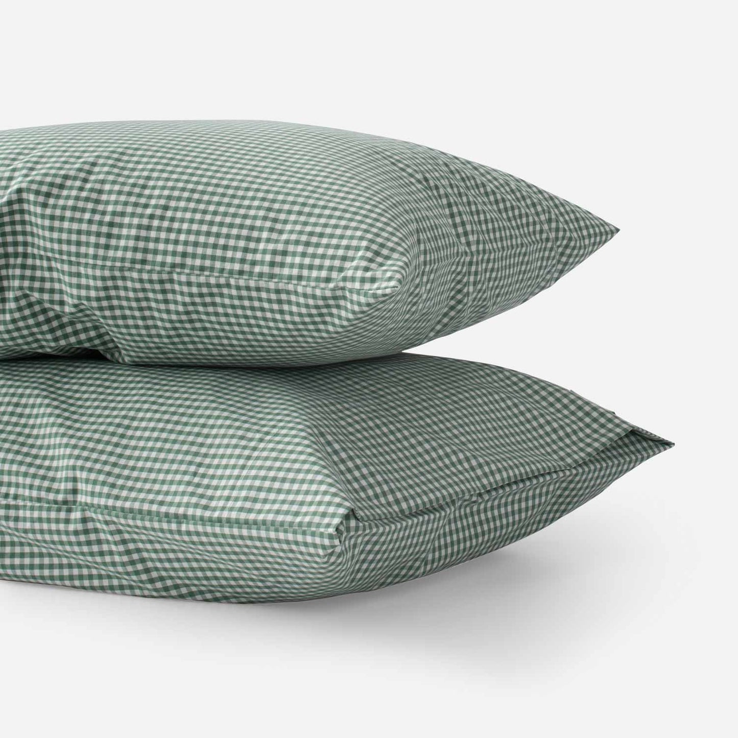 Gingham Percale Pillow Case, Set of 2