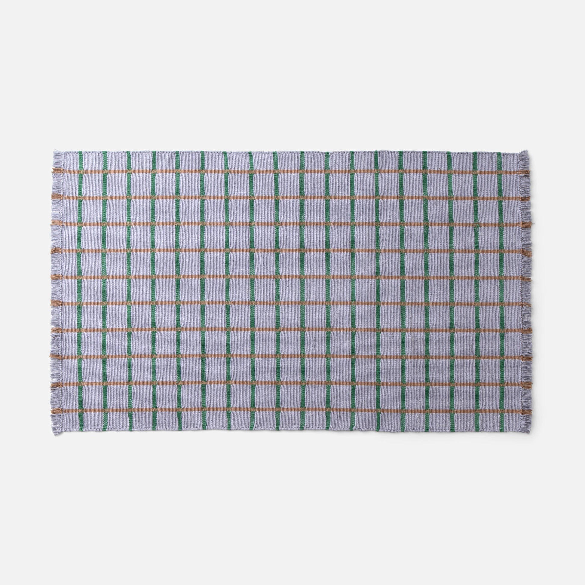 Grid Cotton Rug