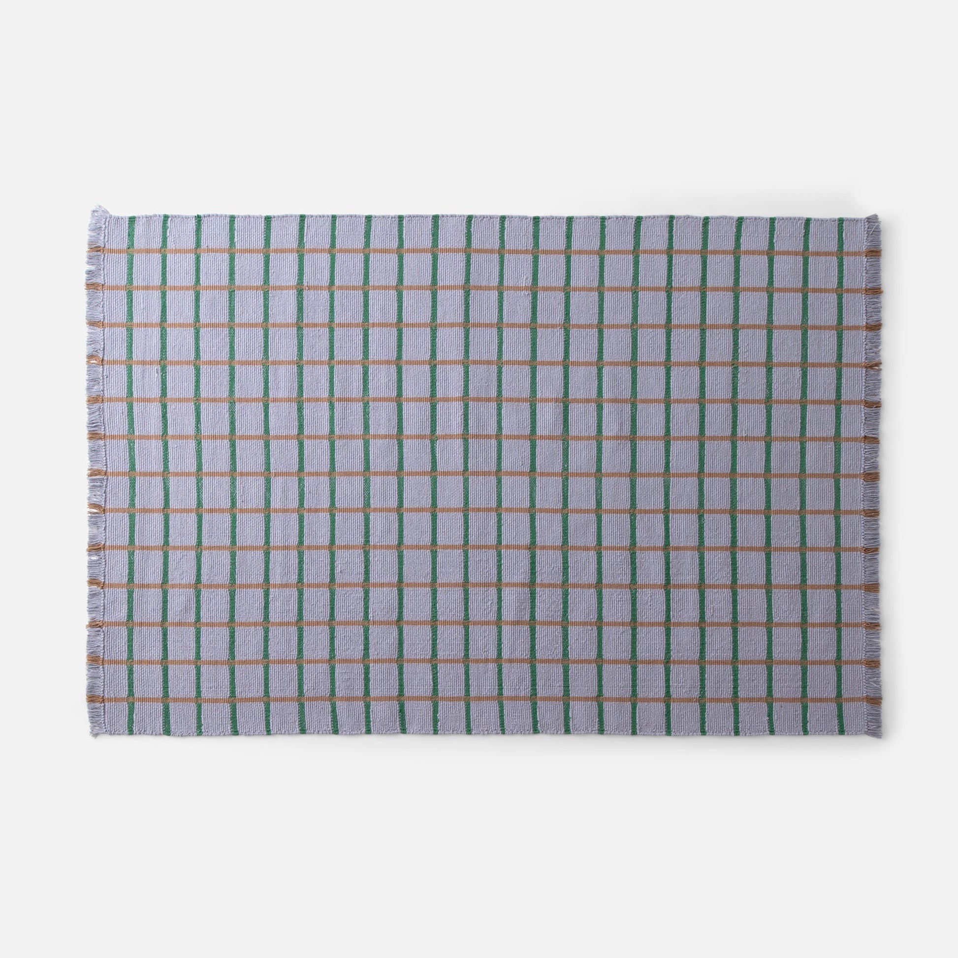 Grid Cotton Rug