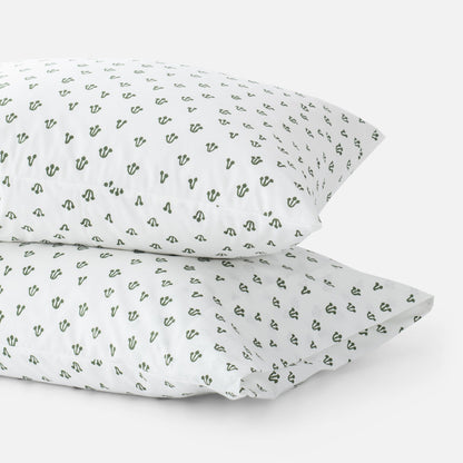 Thistle Percale Pillow Case, Set of 2