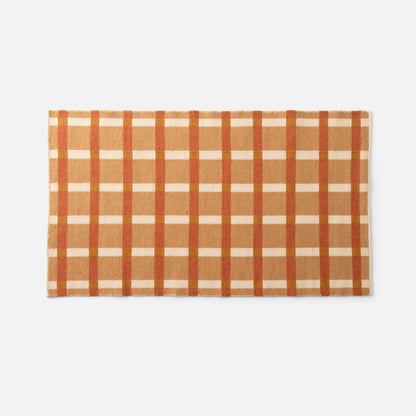 Plaid Wool Rug