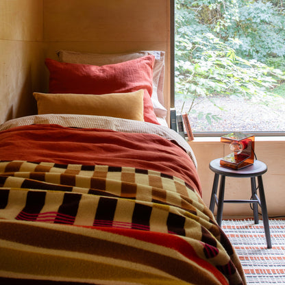Gingham Percale Pillow Case, Set of 2