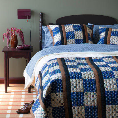 Gingham Percale Pillow Case, Set of 2