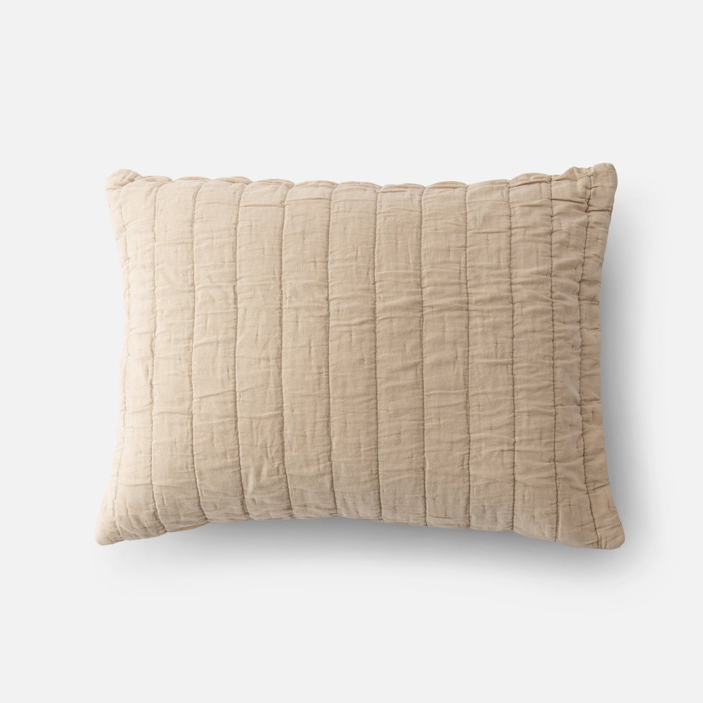 Channeled Cotton Sham